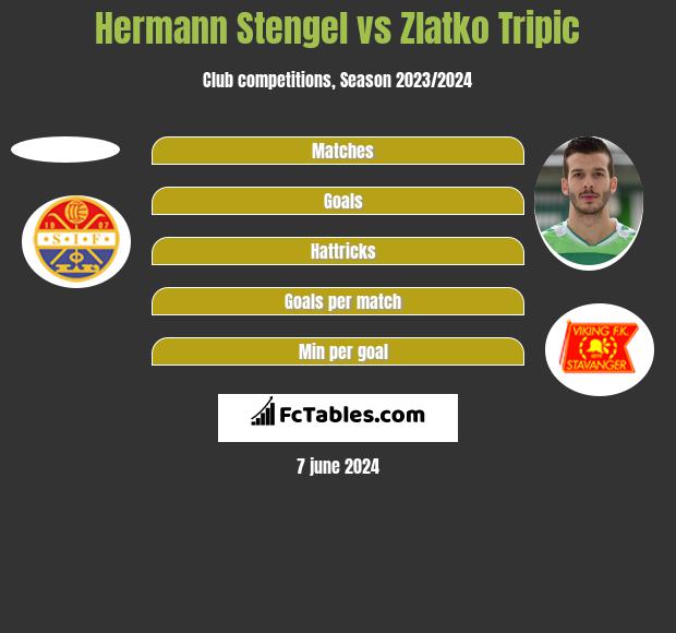Hermann Stengel vs Zlatko Tripic h2h player stats