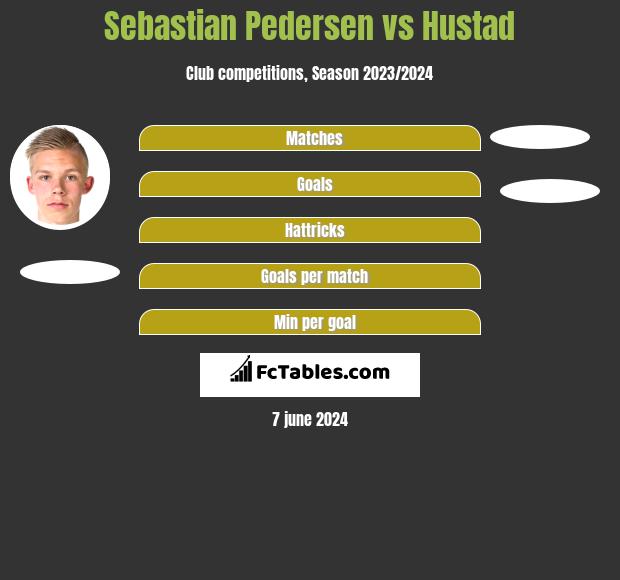 Sebastian Pedersen vs Hustad h2h player stats