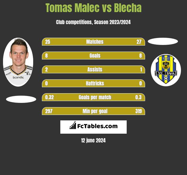Tomas Malec vs Blecha h2h player stats