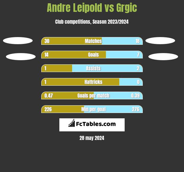 Andre Leipold vs Grgic h2h player stats
