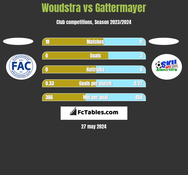 Woudstra vs Gattermayer h2h player stats