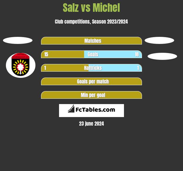 Salz vs Michel h2h player stats