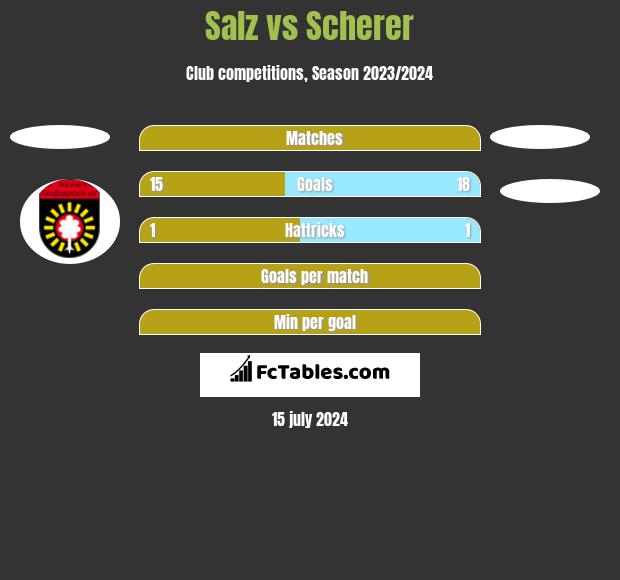 Salz vs Scherer h2h player stats