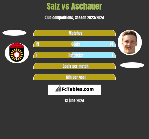Salz vs Aschauer h2h player stats