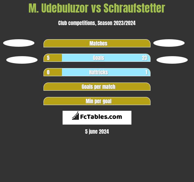 M. Udebuluzor vs Schraufstetter h2h player stats