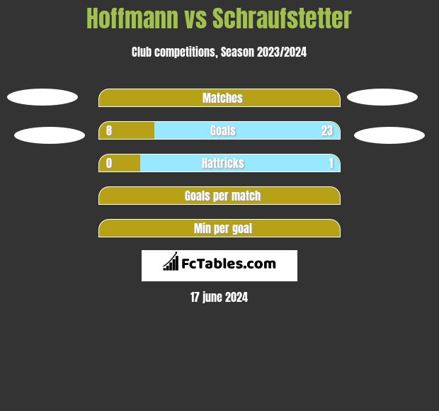 Hoffmann vs Schraufstetter h2h player stats