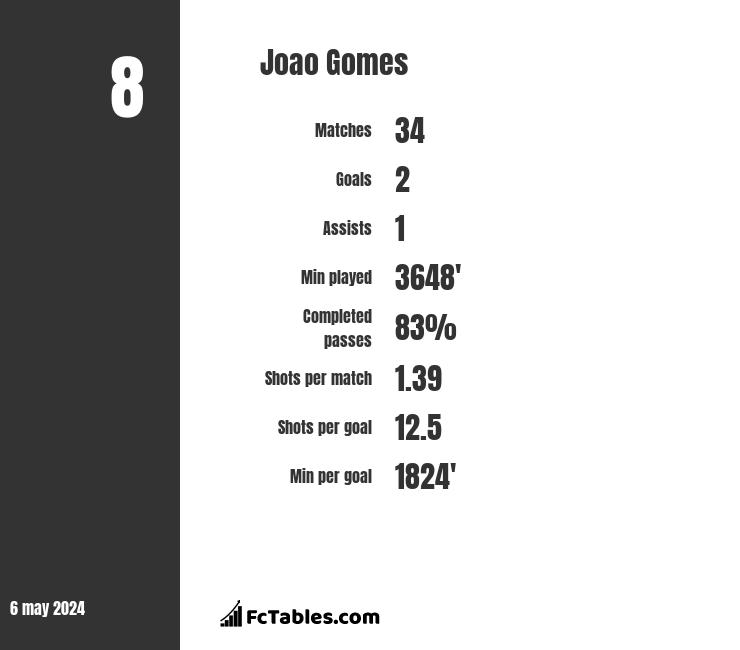 Joao Gomes infographic