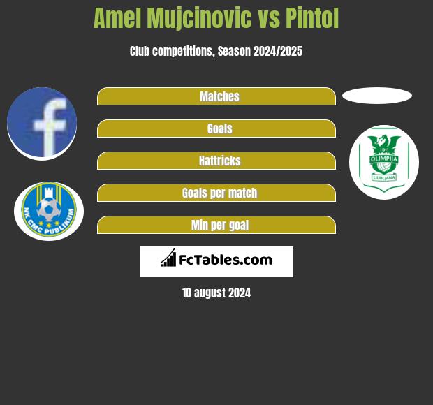 Amel Mujcinovic vs Pintol h2h player stats