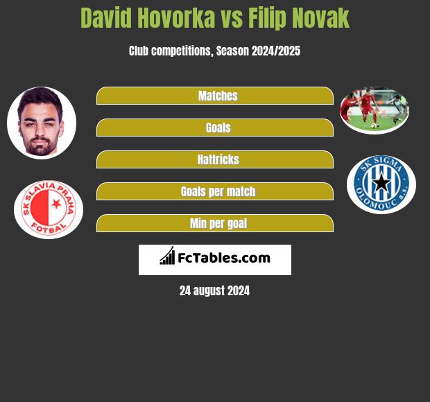 David Hovorka vs Filip Novak h2h player stats