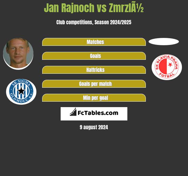 Jan Rajnoch vs ZmrzlÃ½ h2h player stats