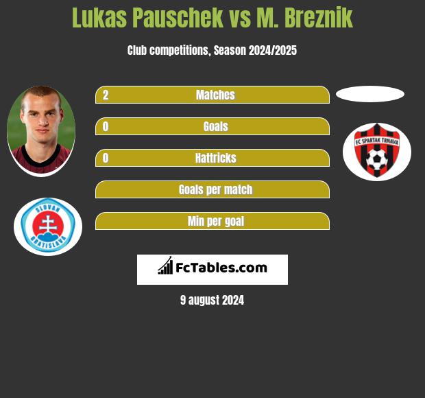 Lukas Pauschek vs M. Breznik h2h player stats