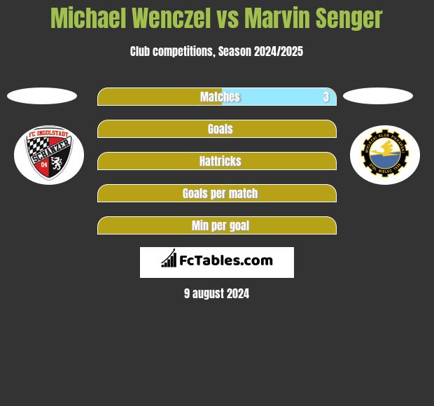 Michael Wenczel vs Marvin Senger h2h player stats