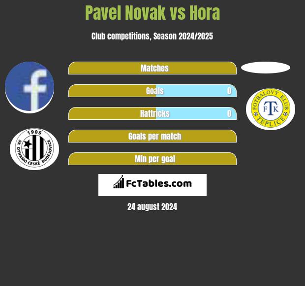 Pavel Novak vs Hora h2h player stats