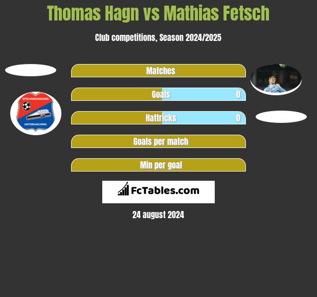 Thomas Hagn vs Mathias Fetsch h2h player stats