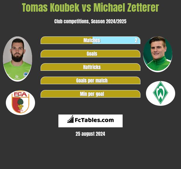 Tomas Koubek vs Michael Zetterer h2h player stats