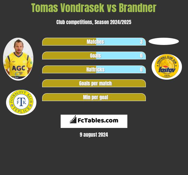 Tomas Vondrasek vs Brandner h2h player stats