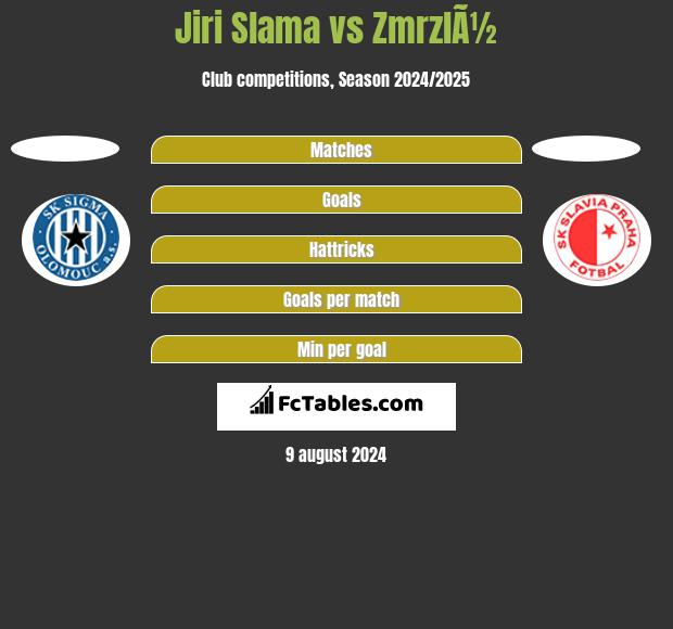 Jiri Slama vs ZmrzlÃ½ h2h player stats