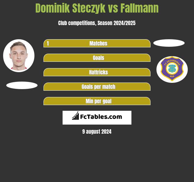 Dominik Steczyk vs Fallmann h2h player stats