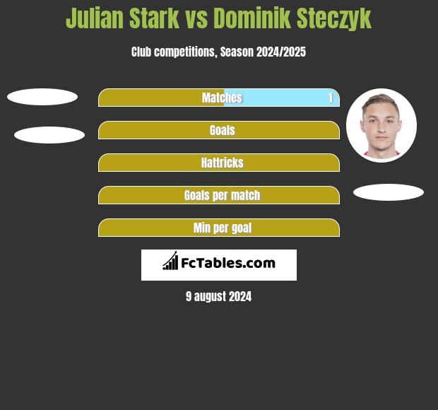 Julian Stark vs Dominik Steczyk h2h player stats